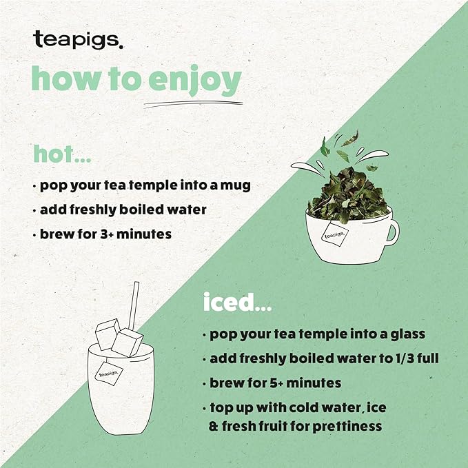 Biodegradable tea temples for eco-friendly brewing