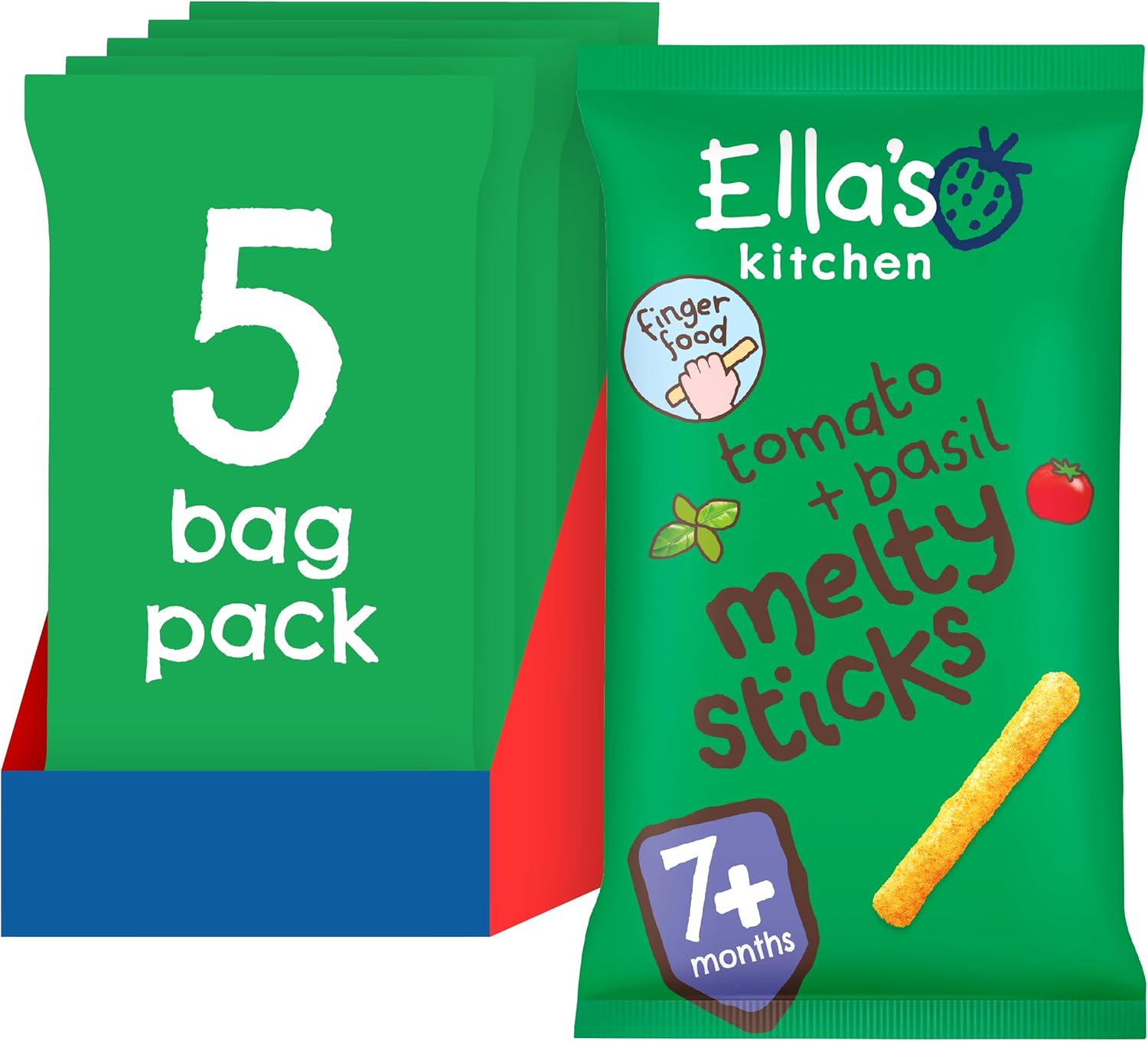 ellas kitchen tomato basil melty sticks baby snack