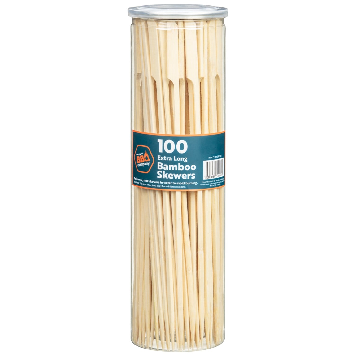Extra Long Bamboo BBQ Skewers 100 Pack