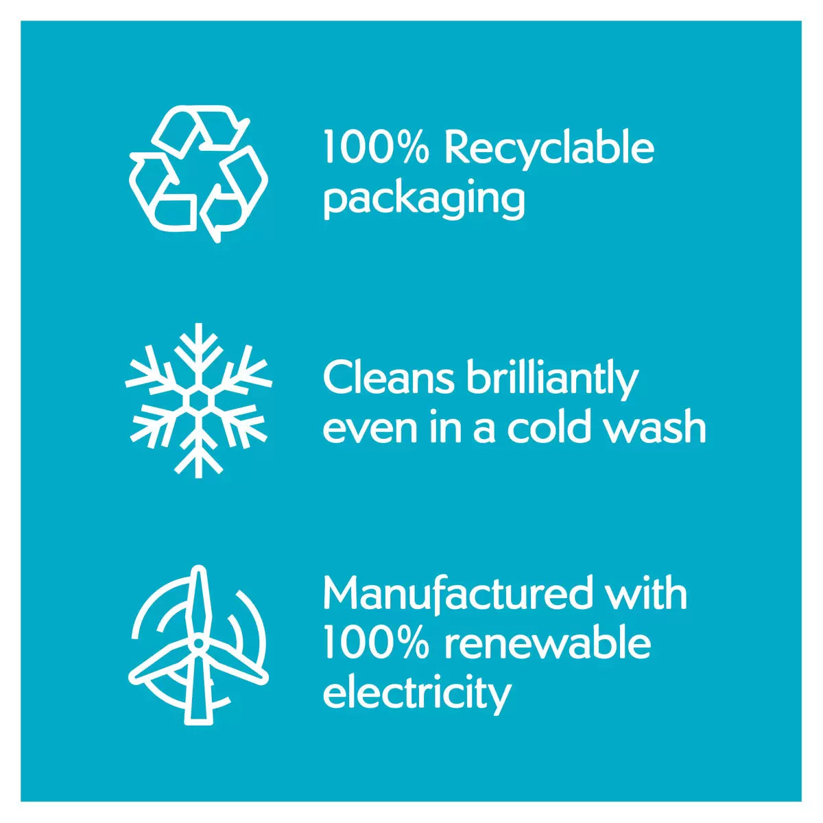 Fairy Non Bio Platinum Pods gently clean clothes while removing tough stains