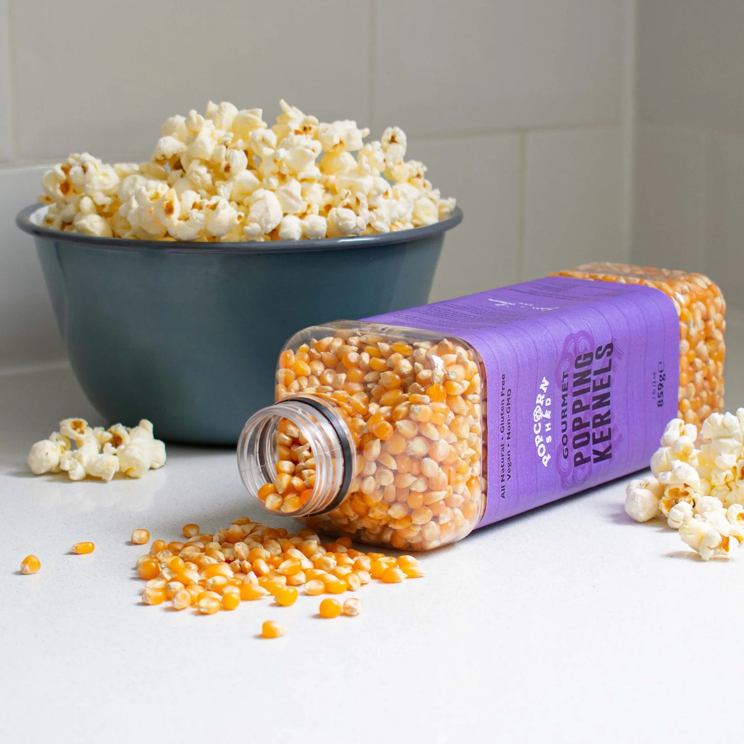 Family fun popcorn making activity
