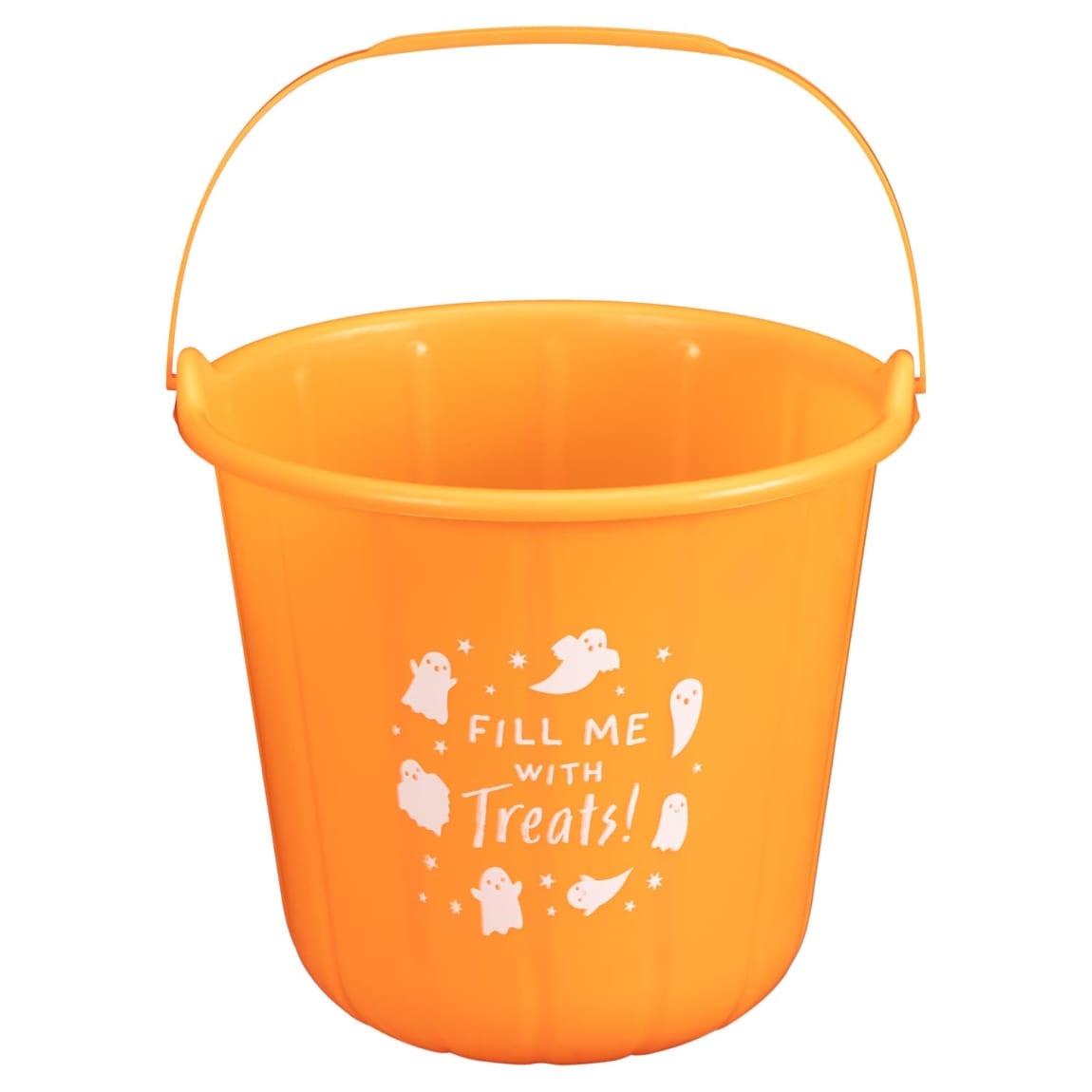 Small Treat Bucket in Halloween colors, ideal for kids and candy collection