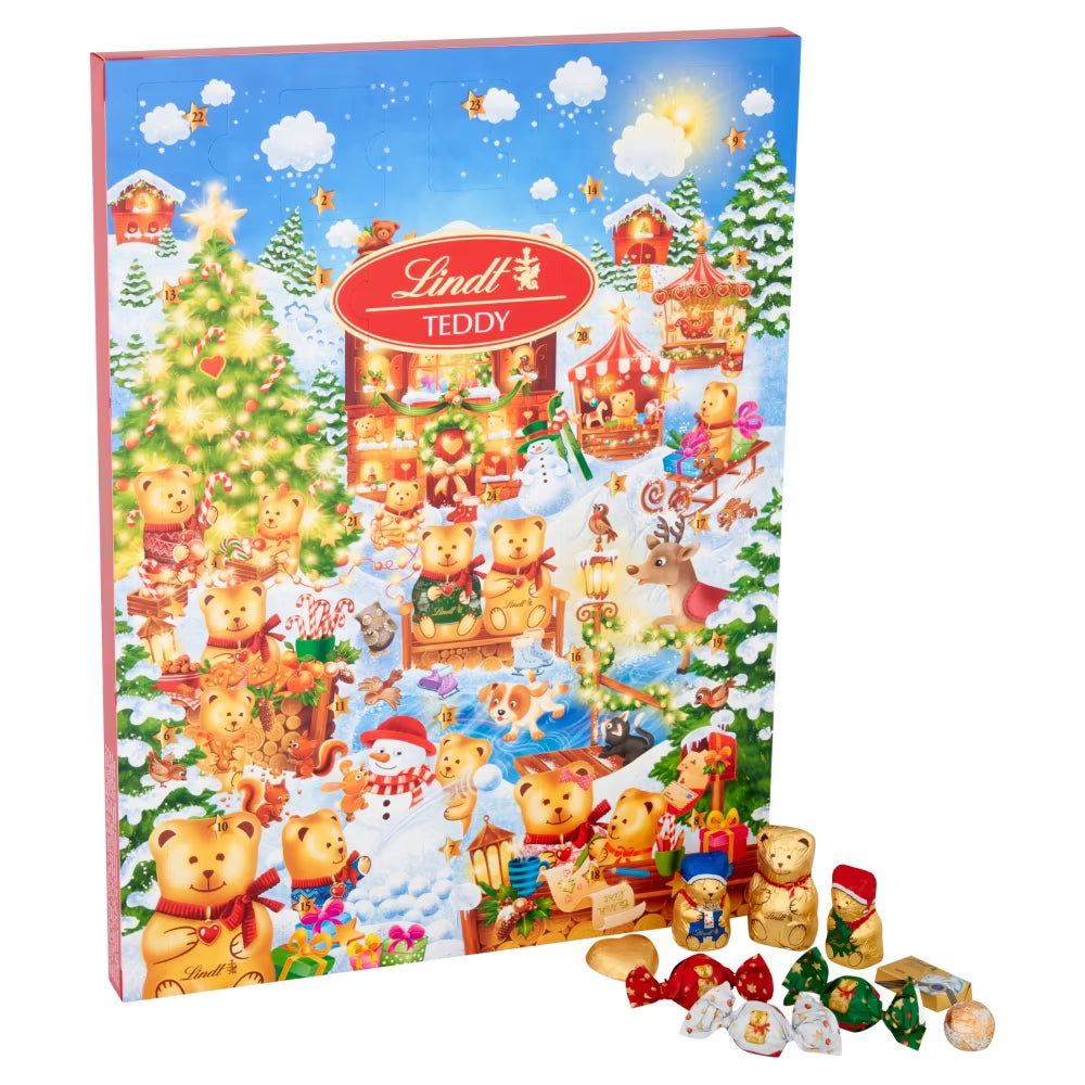 Lindt Teddy Winter Wonderland 170g for Christmas countdown and gifting