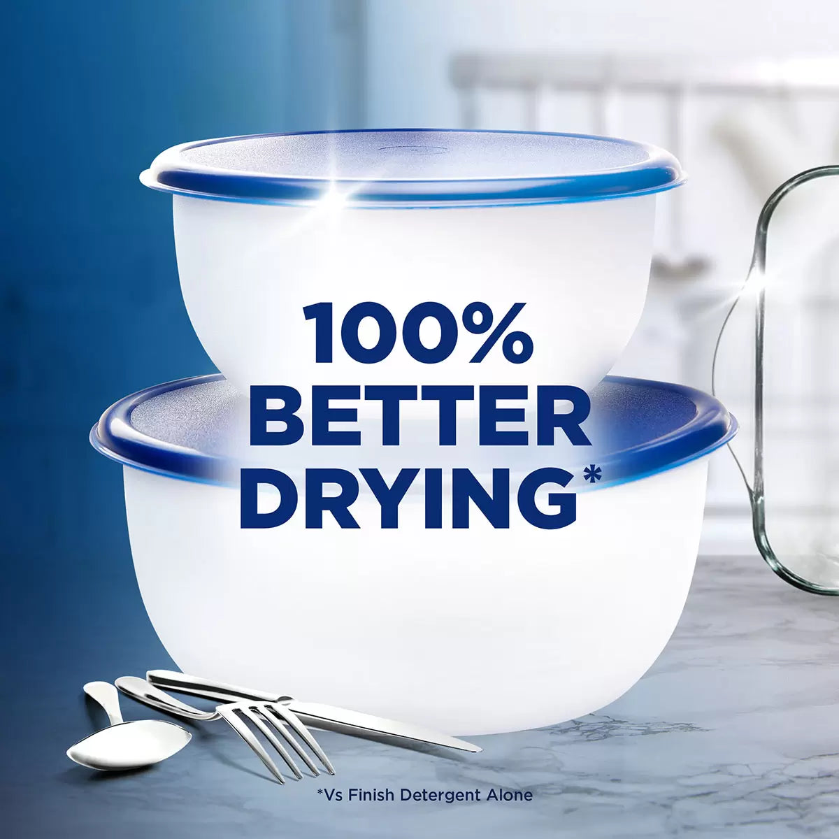 Finish Dishwasher Rinse Agent 2 x 800ml, providing clean and dry dishes in no time