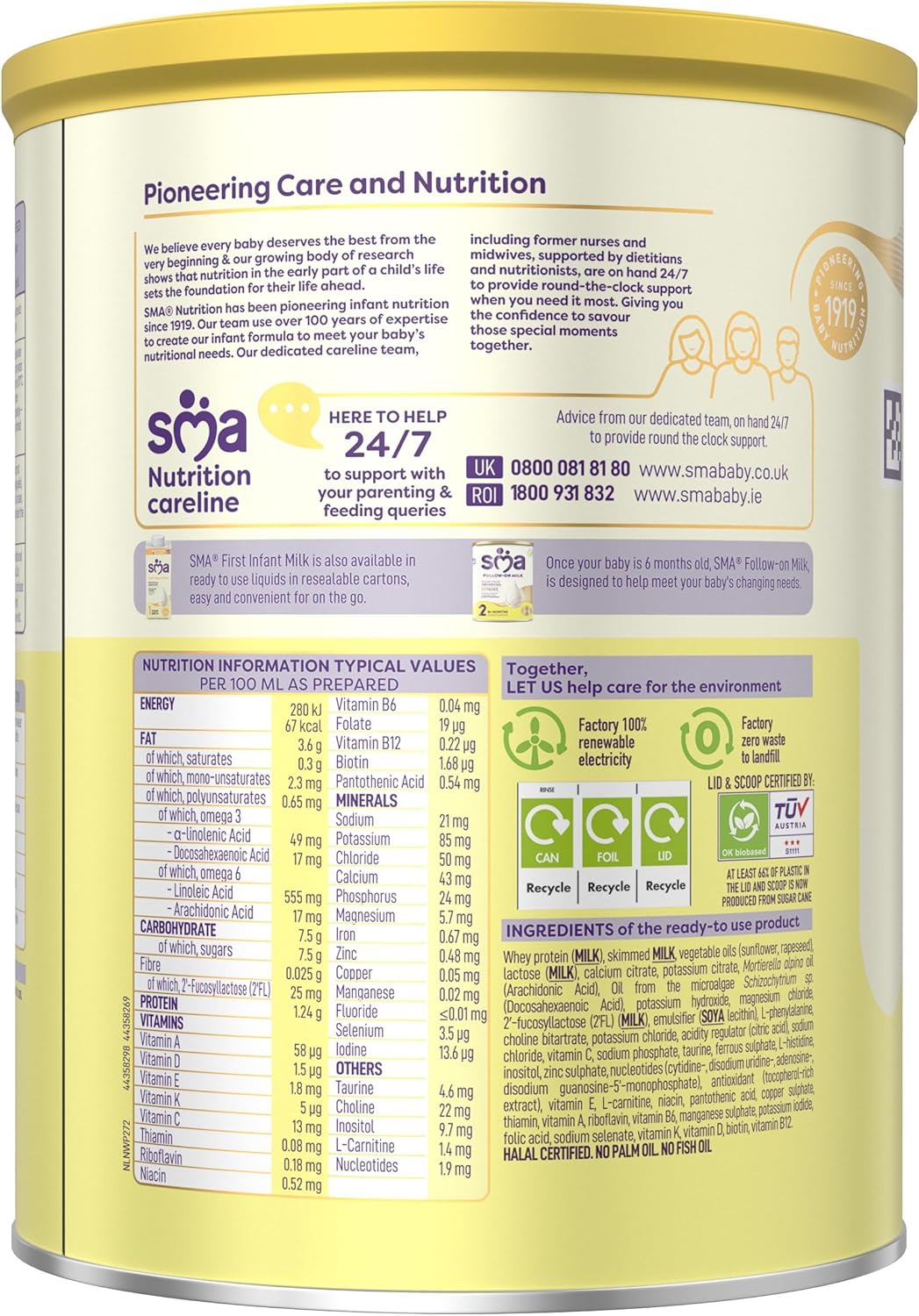 accurate scoop formula powder for infants
