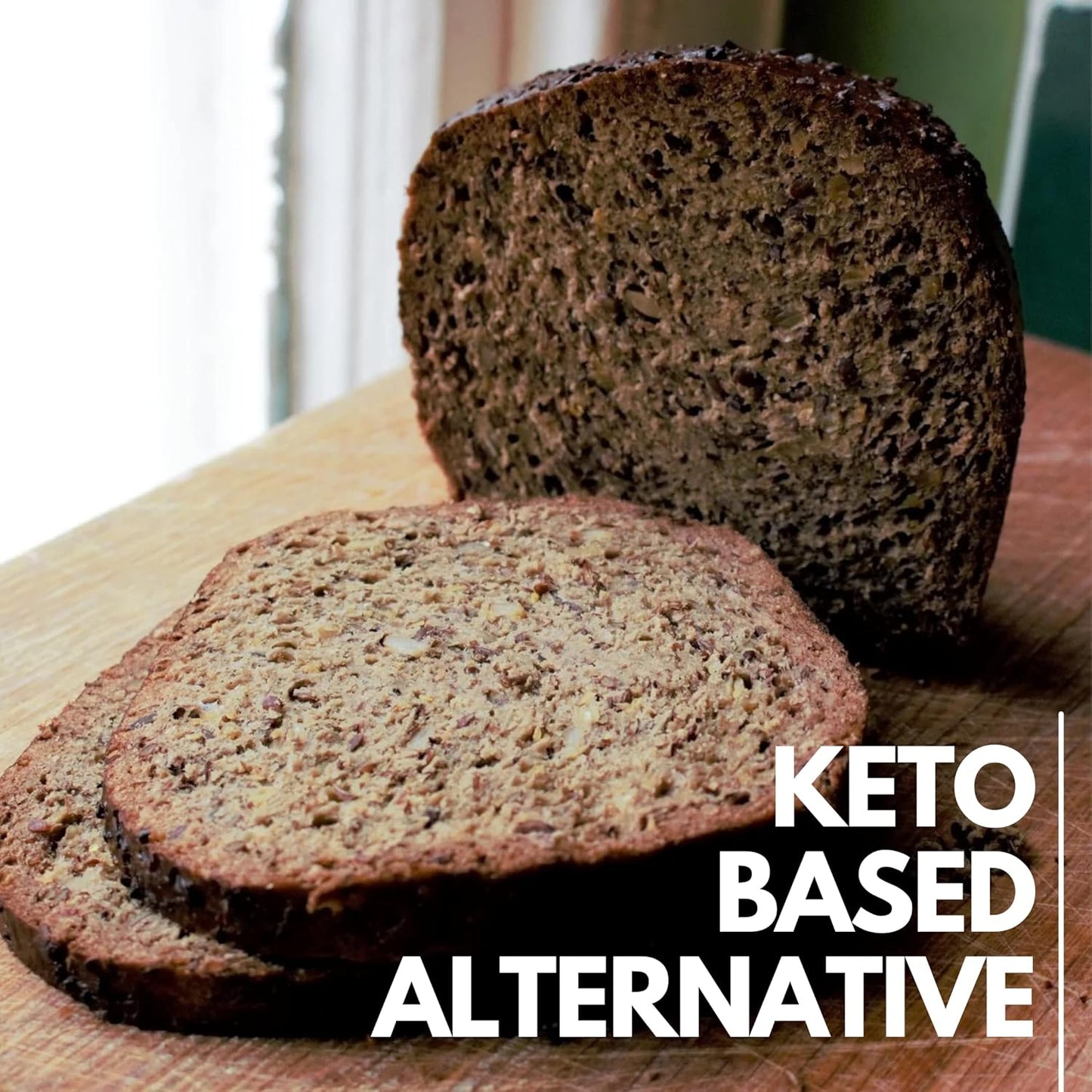 Healthy organic bread for low carb diets
