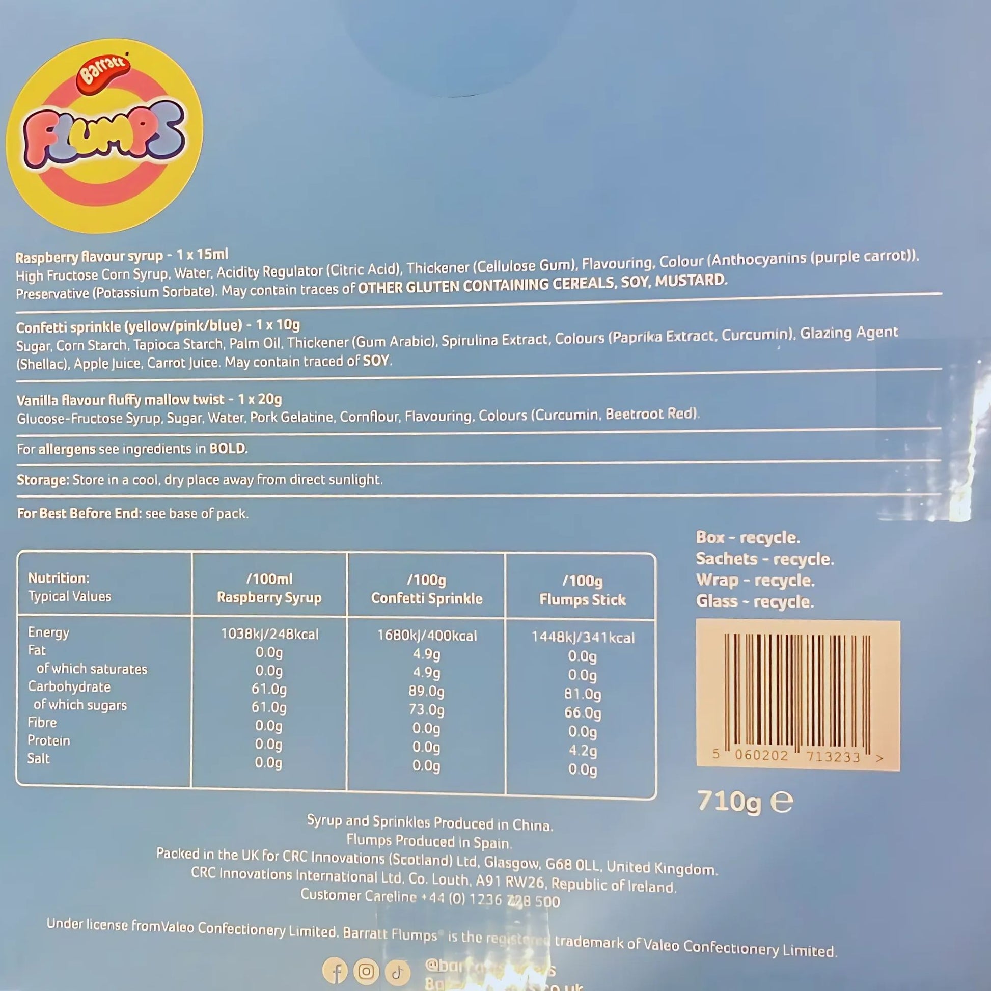 Flumps marshmallow sundae set designed for family parties and sharing