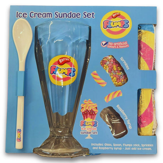 Flumps Ice Cream Sundae Set with marshmallows for dessert toppings