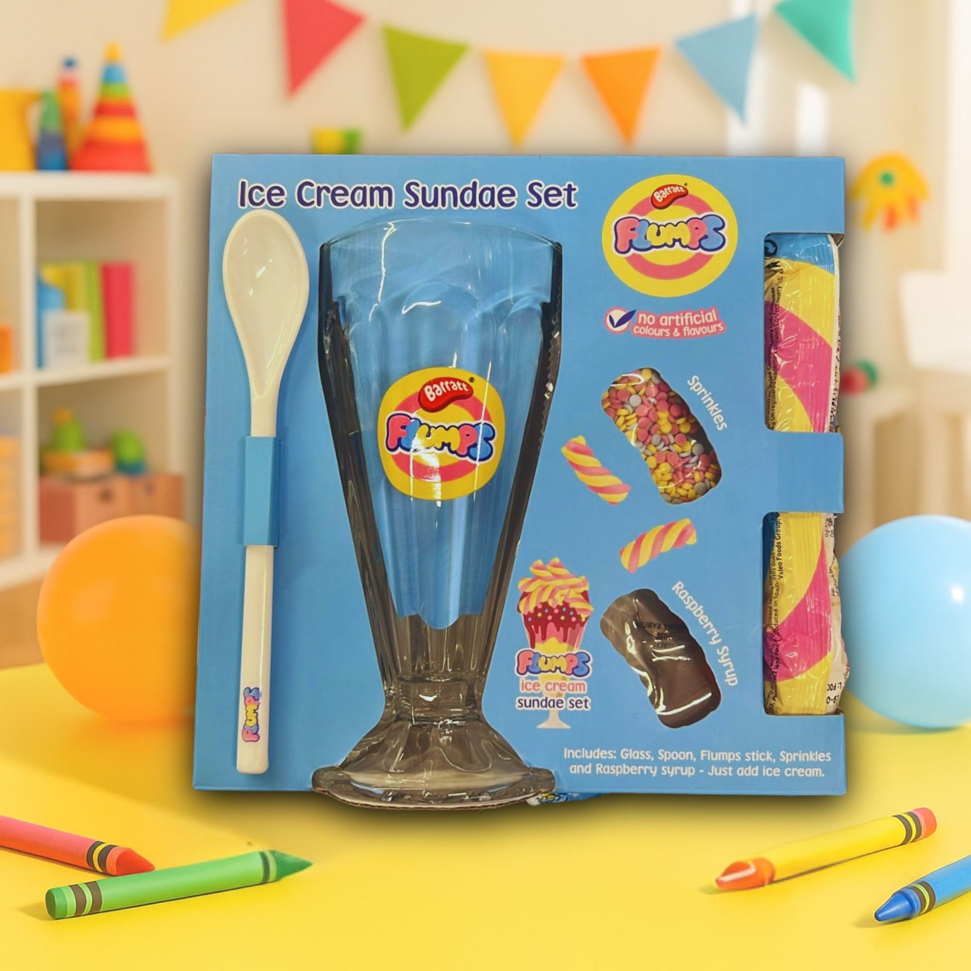 Flumps Sundae Set marshmallow kit for parties and ice cream nights