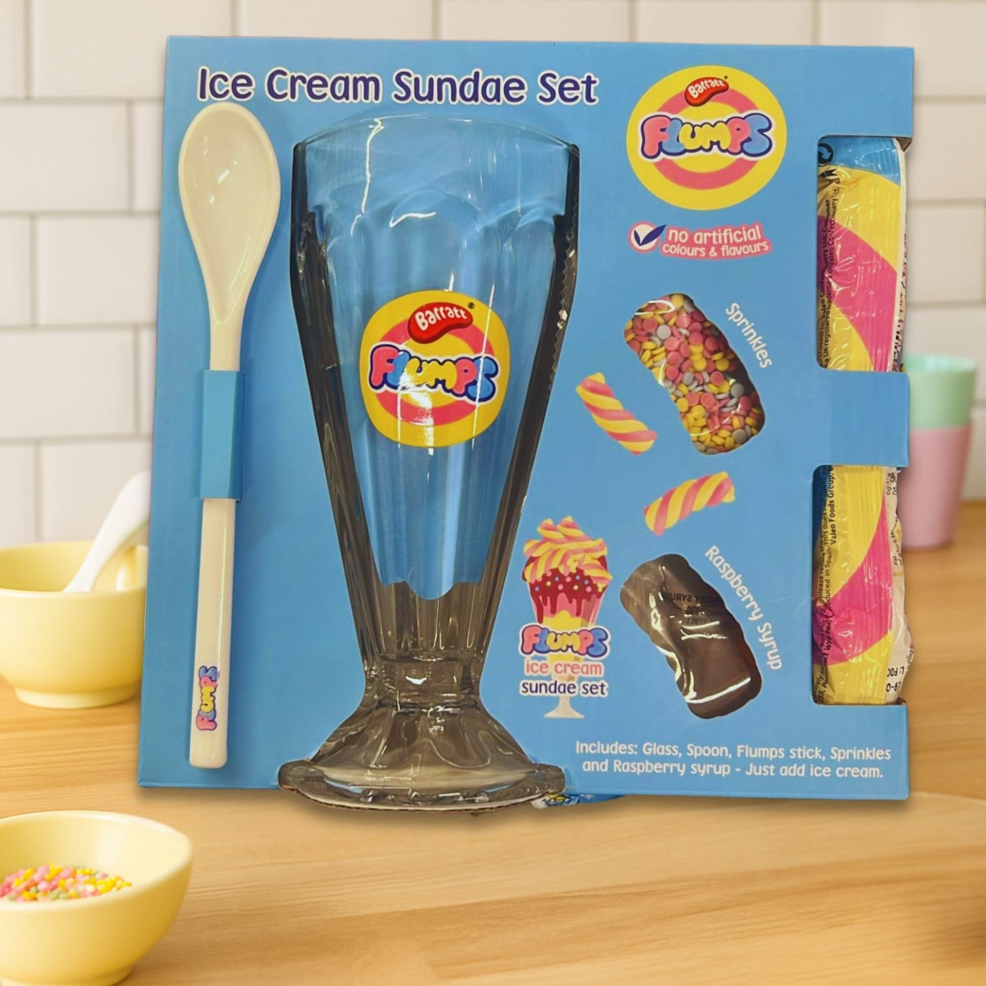 Flumps Ice Cream Sundae Set with fluffy marshmallows for fun treats