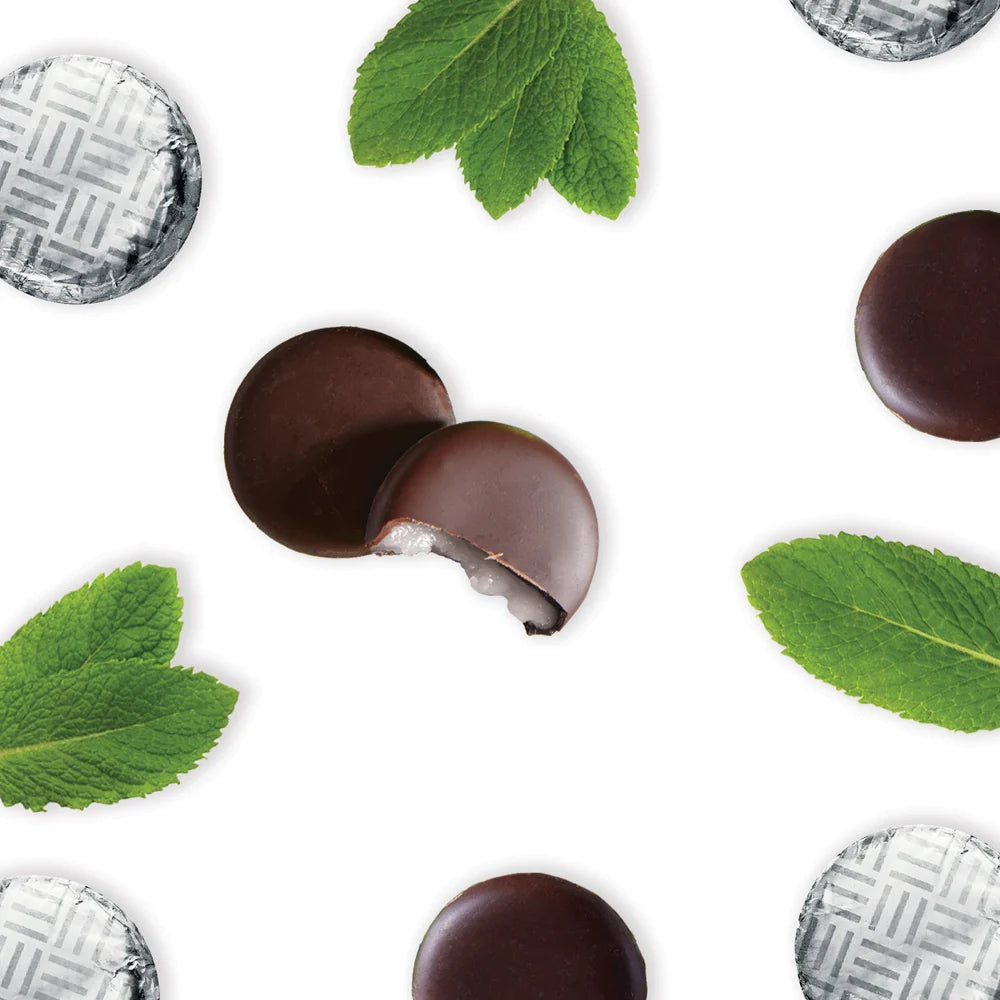 Refreshing mint fondant encased in rich dark chocolate