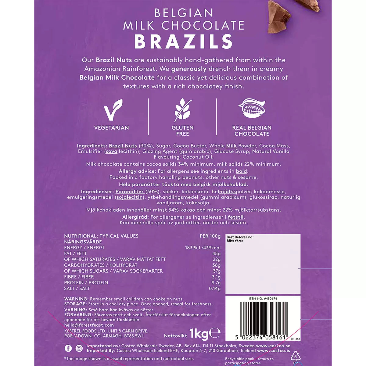 indulgent treat forest feast chocolate nuts