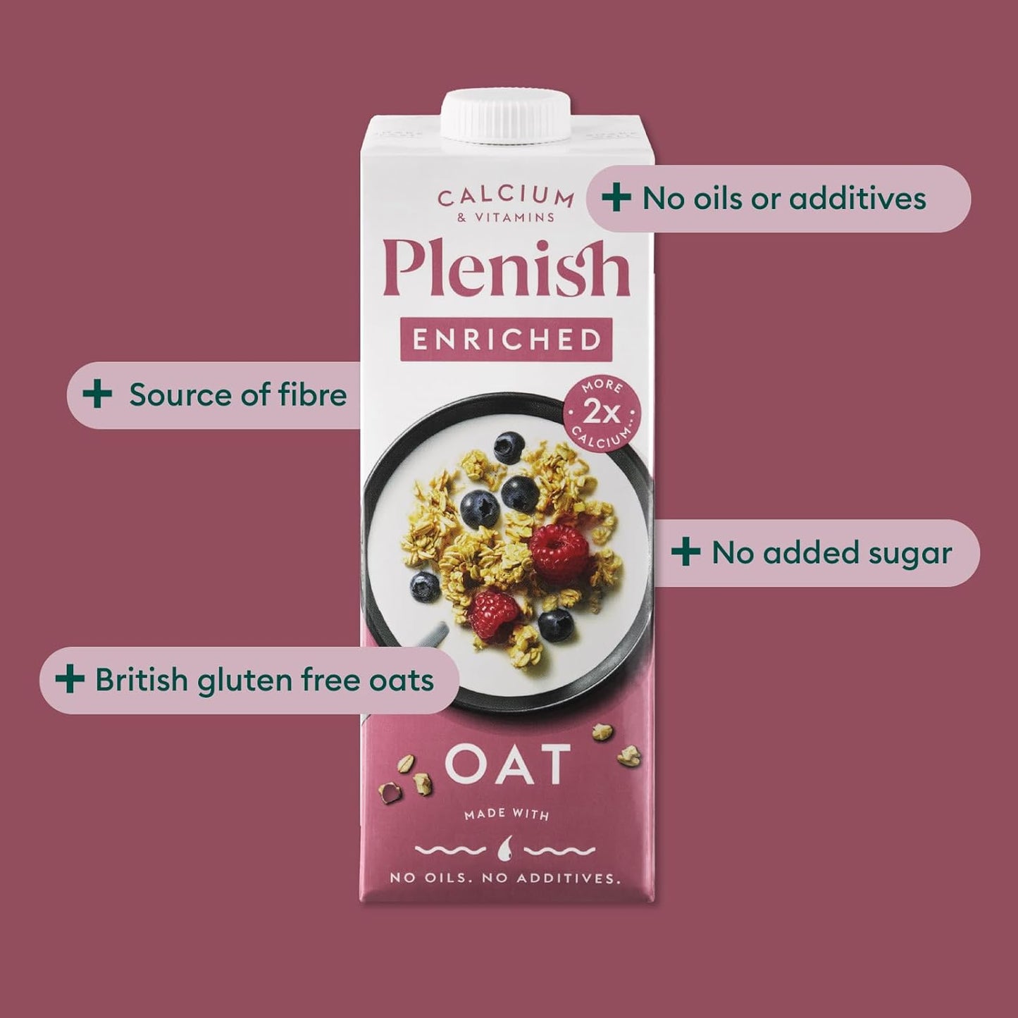 sustainable vegan oat milk long life pack