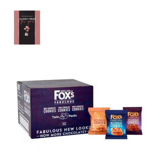 Fox's mixed chunk cookie twin packs 48 x 45g