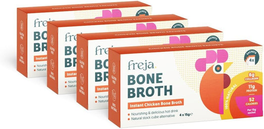 Freja Instant Chicken Bone Broth 4 Boxes