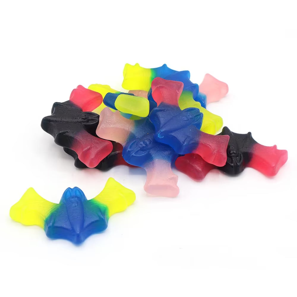 Fruit and bubblegum-flavoured bat-shaped gummy sweets Kingsway