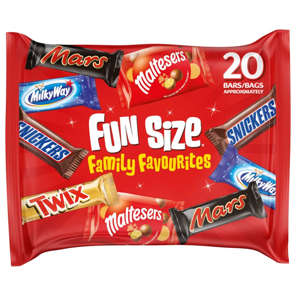 Fun Size Chocolate Variety Pack 20pk assorted mini chocolate bars