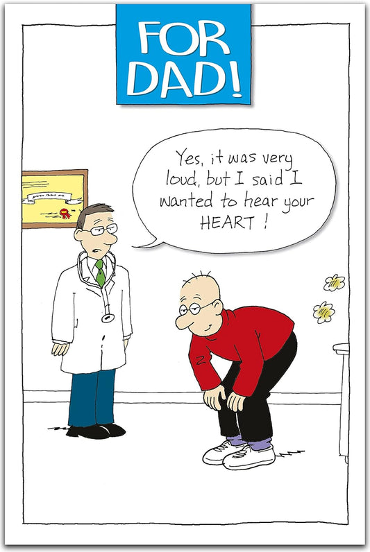 Funny and humorous Father’s Day card for Dad — a great gift for fathers day presents from son or daughter