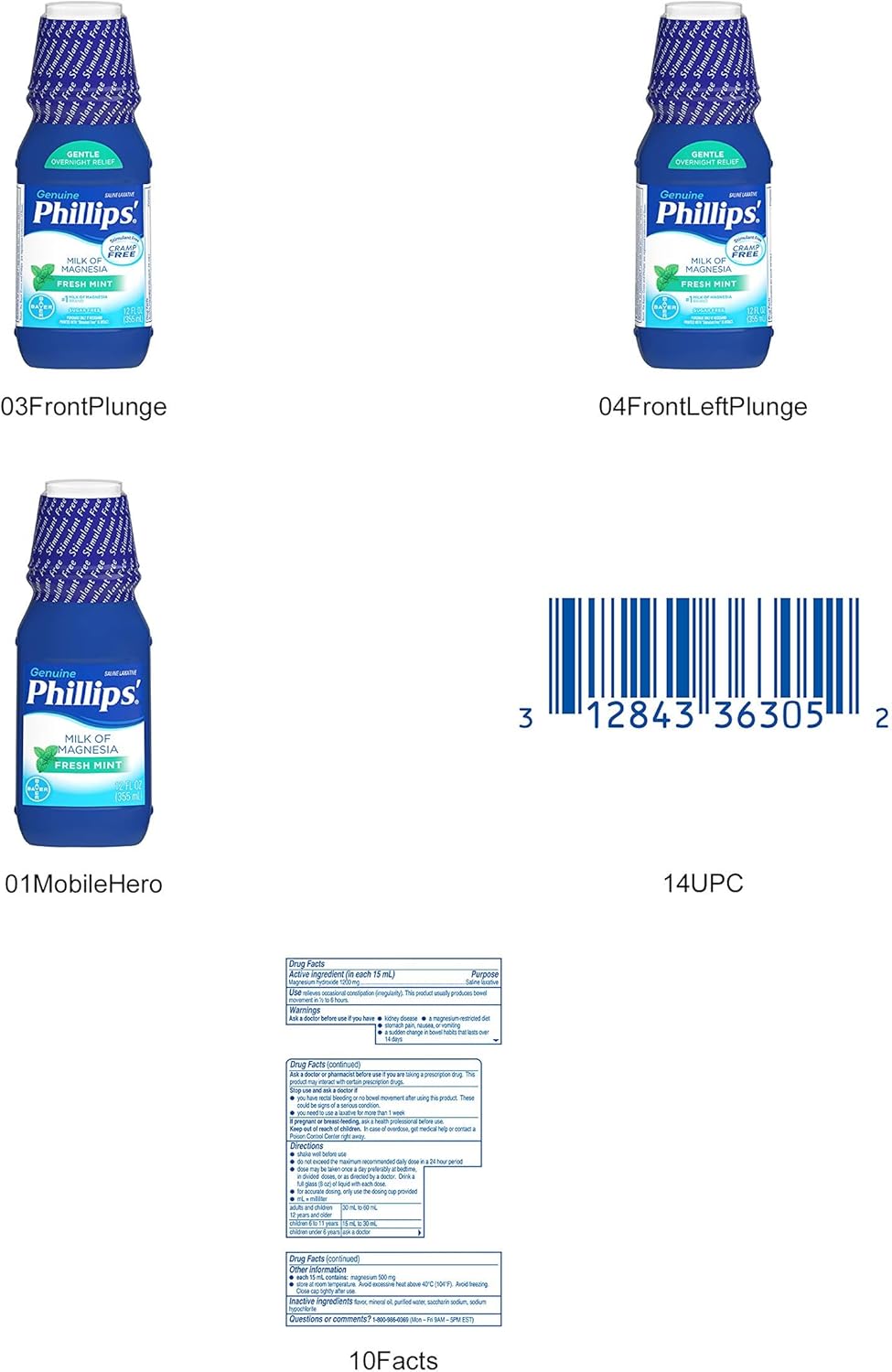 antacid and laxative phillips milk of magnesia uk