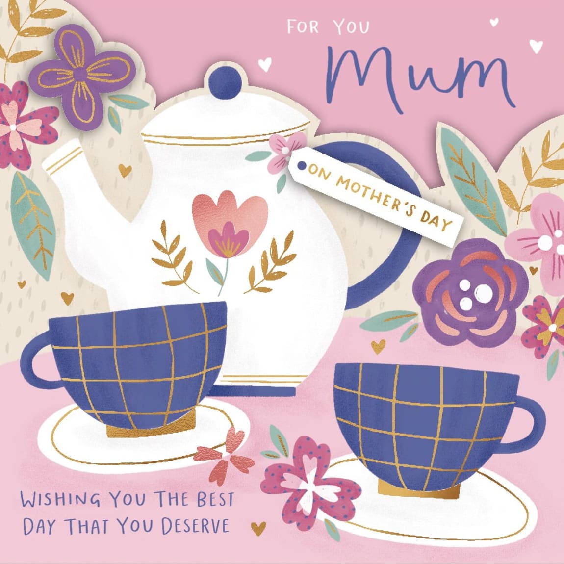Elegant Mother’s Day themed greeting card