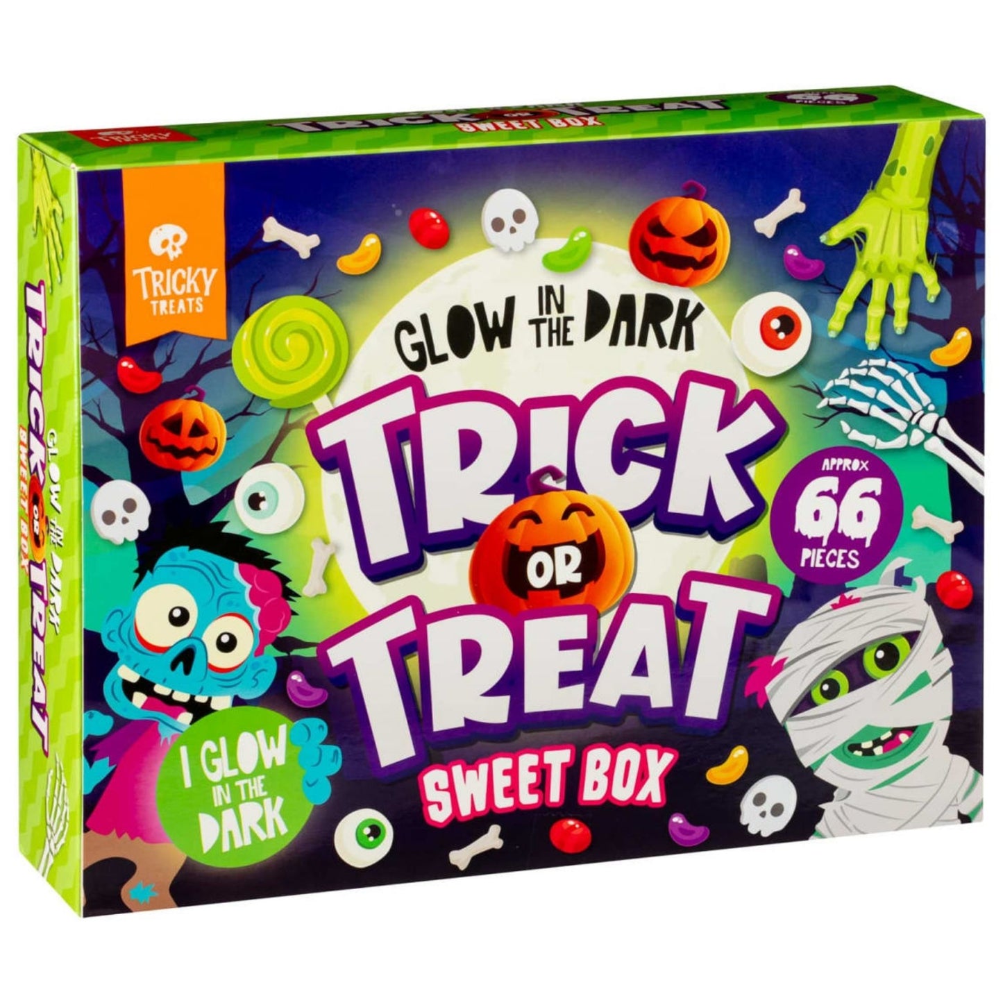 Glow in the Dark Trick or Treat Sweet Box 485g