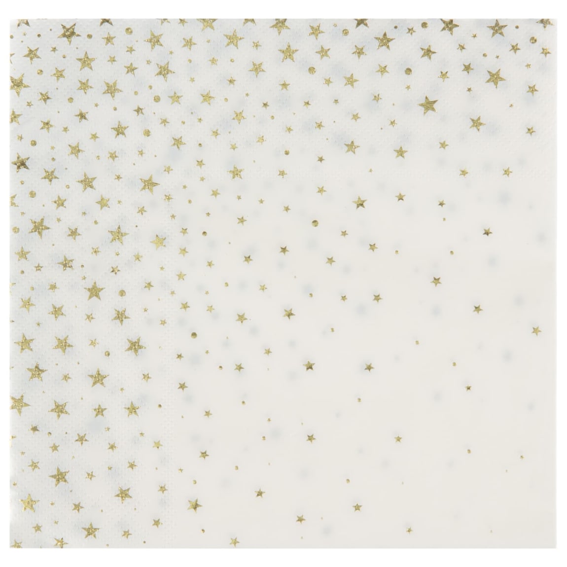 Gold metallic party napkins 25 pack