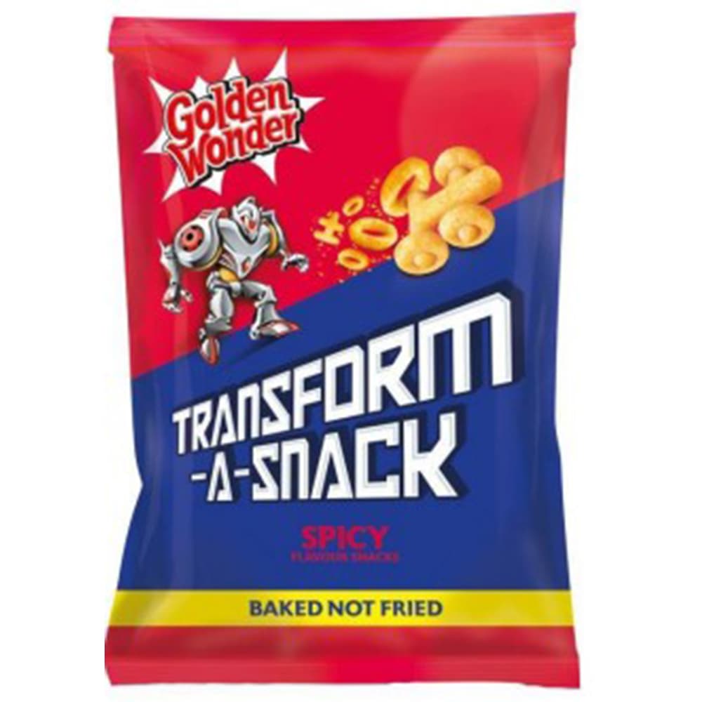 Golden Wonder Transform A Snack Spicy 70g baked crisps
