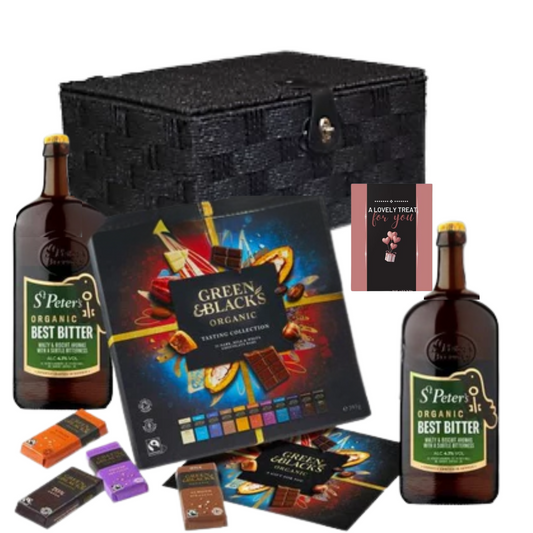 Green & Black organic chocolate paired with craft beer