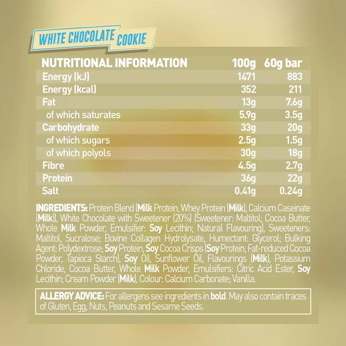 Grenade Carb Killa White Chocolate Cookie Bar – protein-packed treat