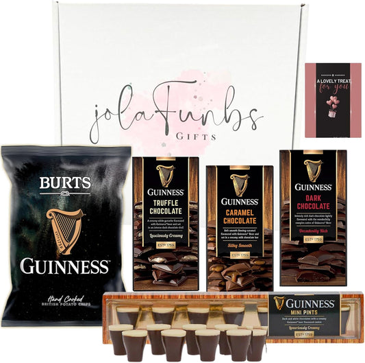 Guinness chocolates gift box with rich, unique flavours