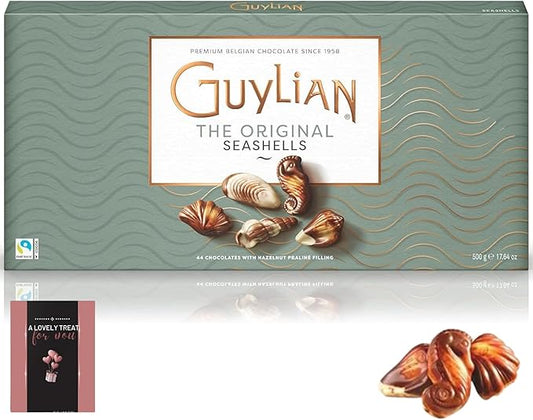 Guylian Belgian Chocolate Seashells 500g gift box with luxury pralines