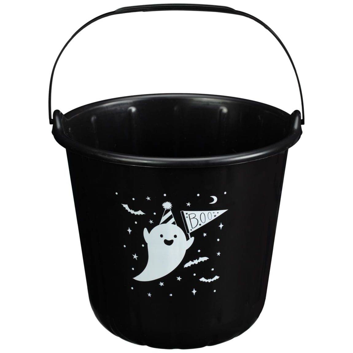 Halloween Small Treat Bucket Black, lightweight and practical