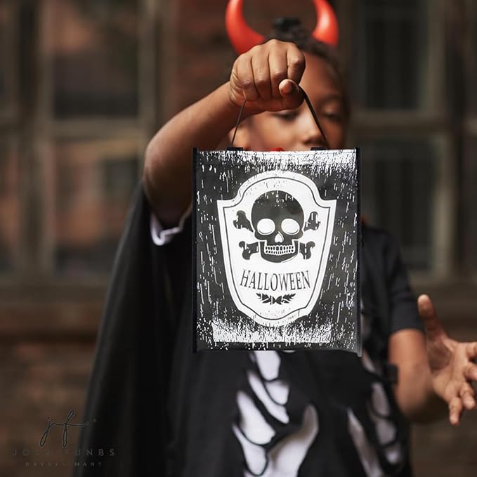 Large Halloween trick or treat bags in eco-friendly 2-pack