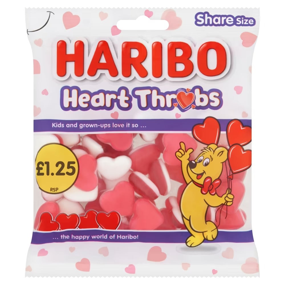 Haribo Heart Throbs – a sweet and fruity snack perfect for all ages