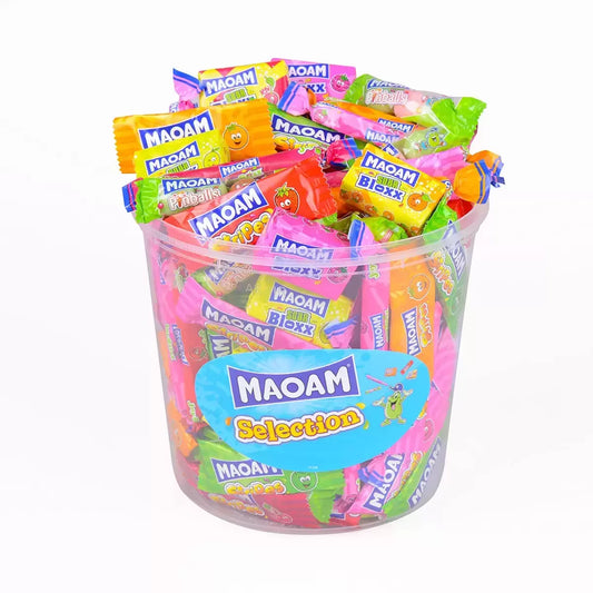 Haribo Maoam Selection 1.14kg party tub of fruity chewy sweets