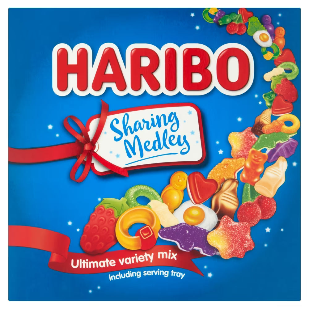 Haribo Sharing Medley 480g gift box with chewy fruity sweets