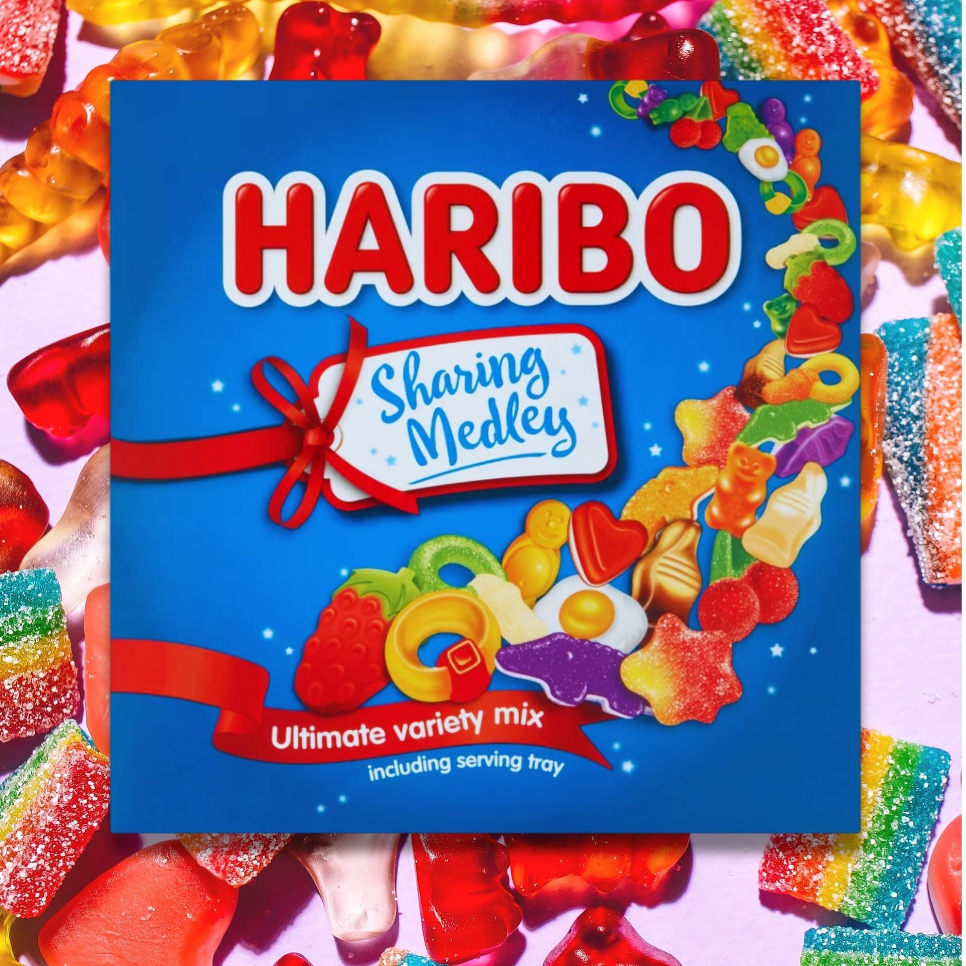 Haribo 480g box assorted chewy sweets perfect for sharing