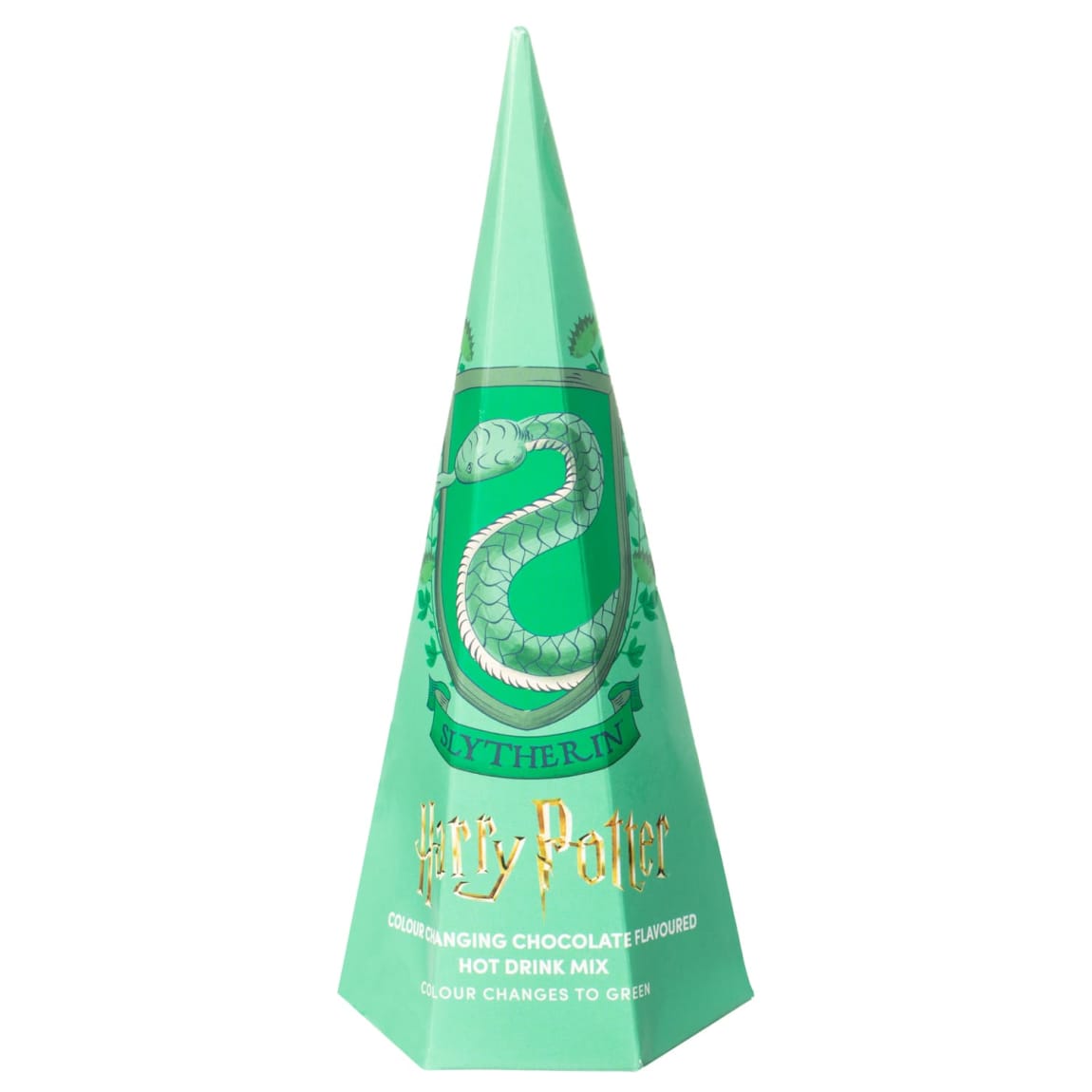 Slytherin Harry Potter hot chocolate cone festive treat