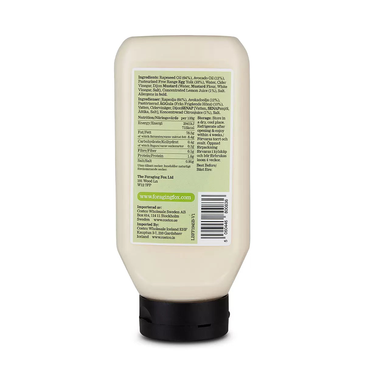Healthy mayonnaise alternative with citrus twist