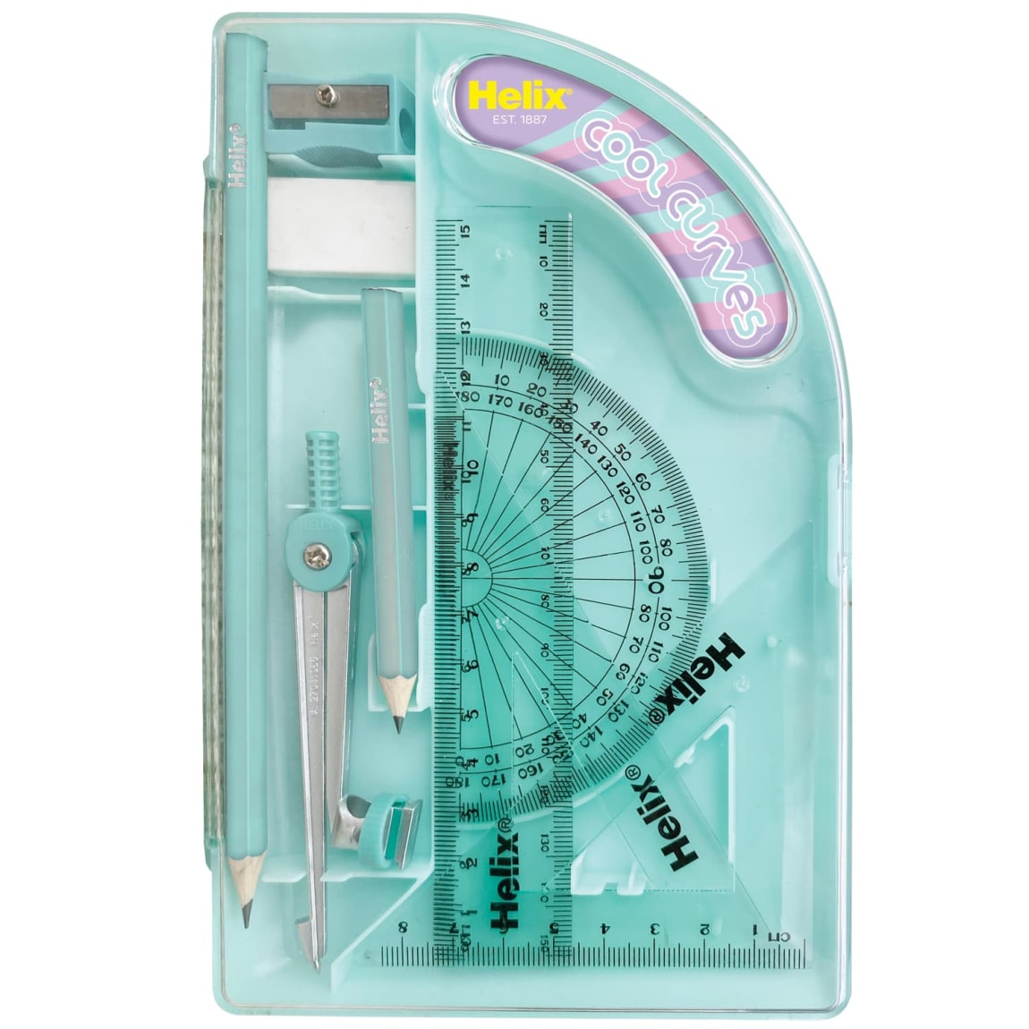 Helix Cool Curves Geometry Set Pastel Colours