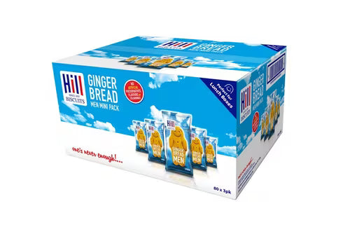 Hill Gingerbread Men Mini Packs bulk case