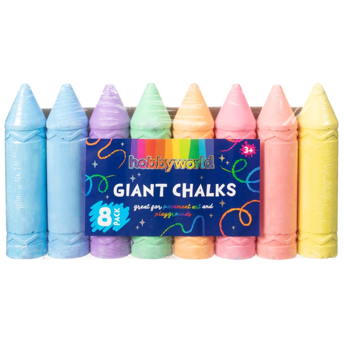 Hobby World Giant Coloured Chalk Set