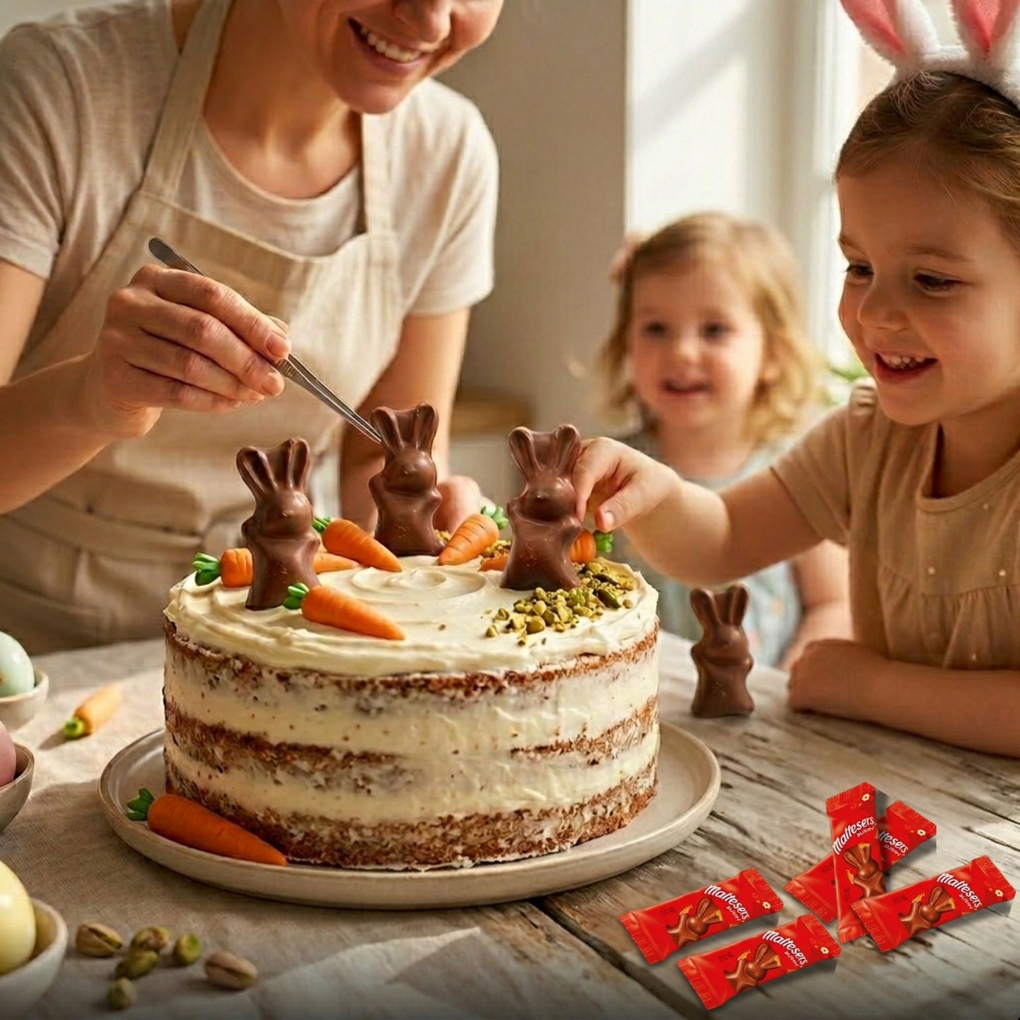 Maltesers mini bunnies for baking and festive decorating