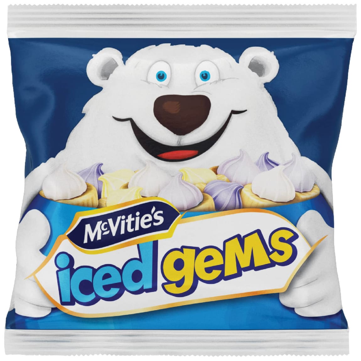 McVitie's Iced Gems 6-pack colourful bite-sized biscuits for a fun and satisfying snack