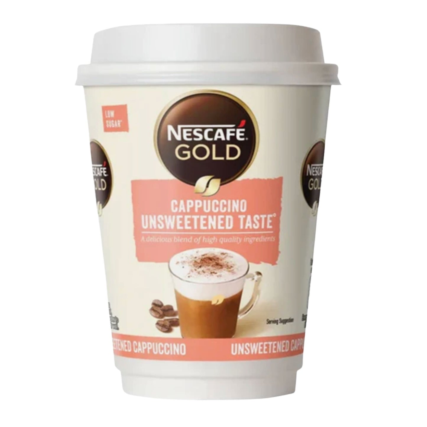 Instant cappuccino coffee cups Nescafé & Go convenient pack