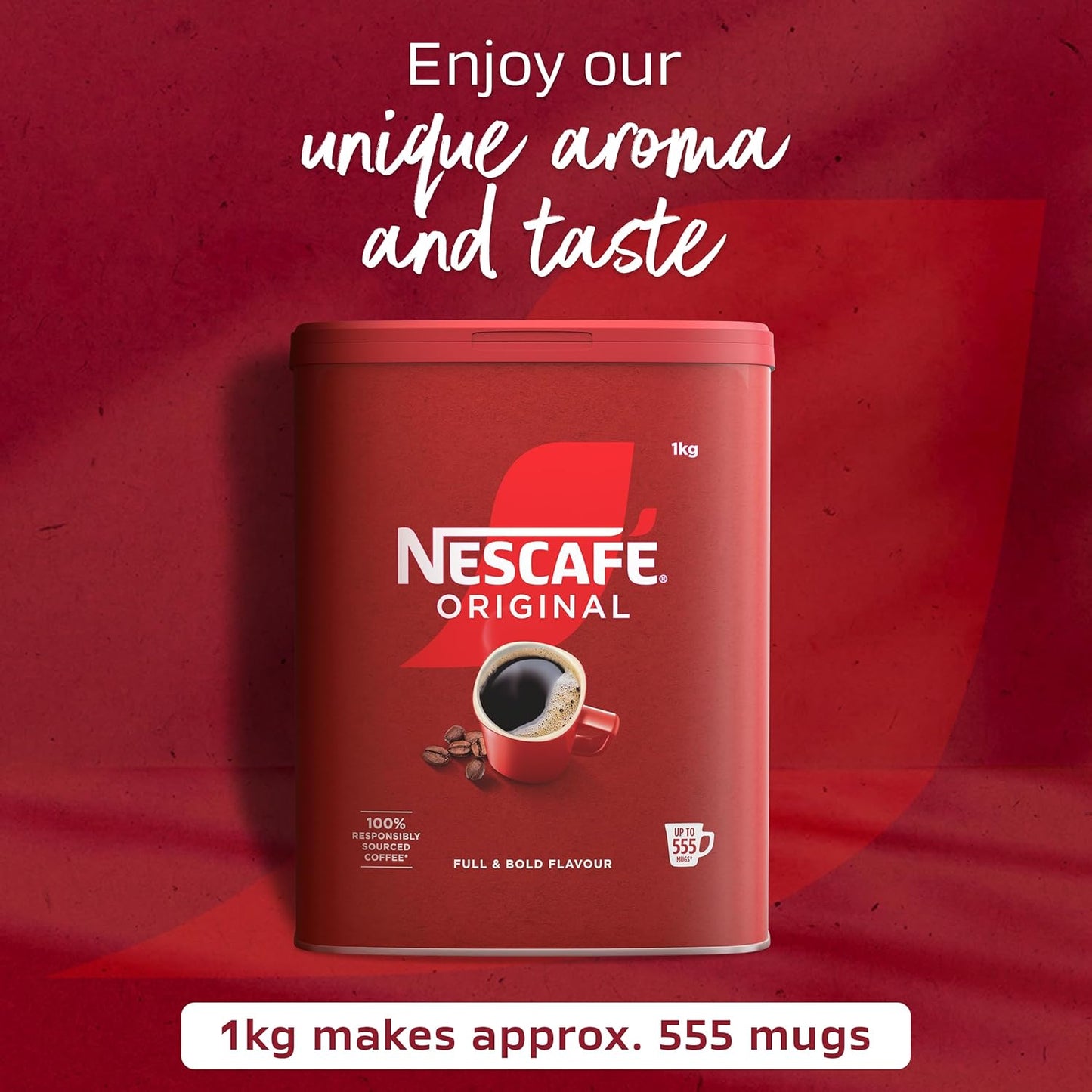 Instant Robusta coffee by NESCAFÉ in 1kg packaging