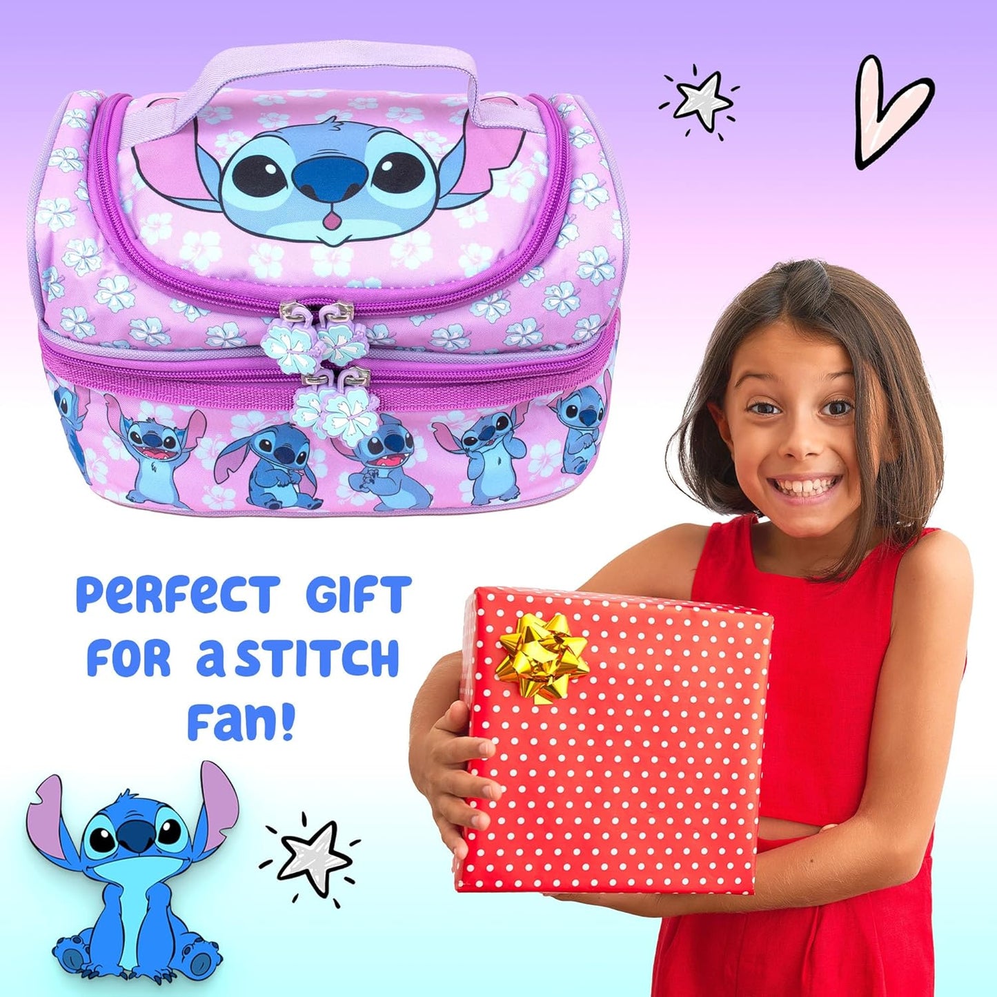 Multi-compartment Stitch lunch bag for packed meals