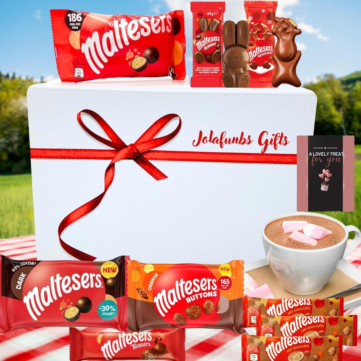 JOLAFUNBS chocolate gift selection hamper for special occasions