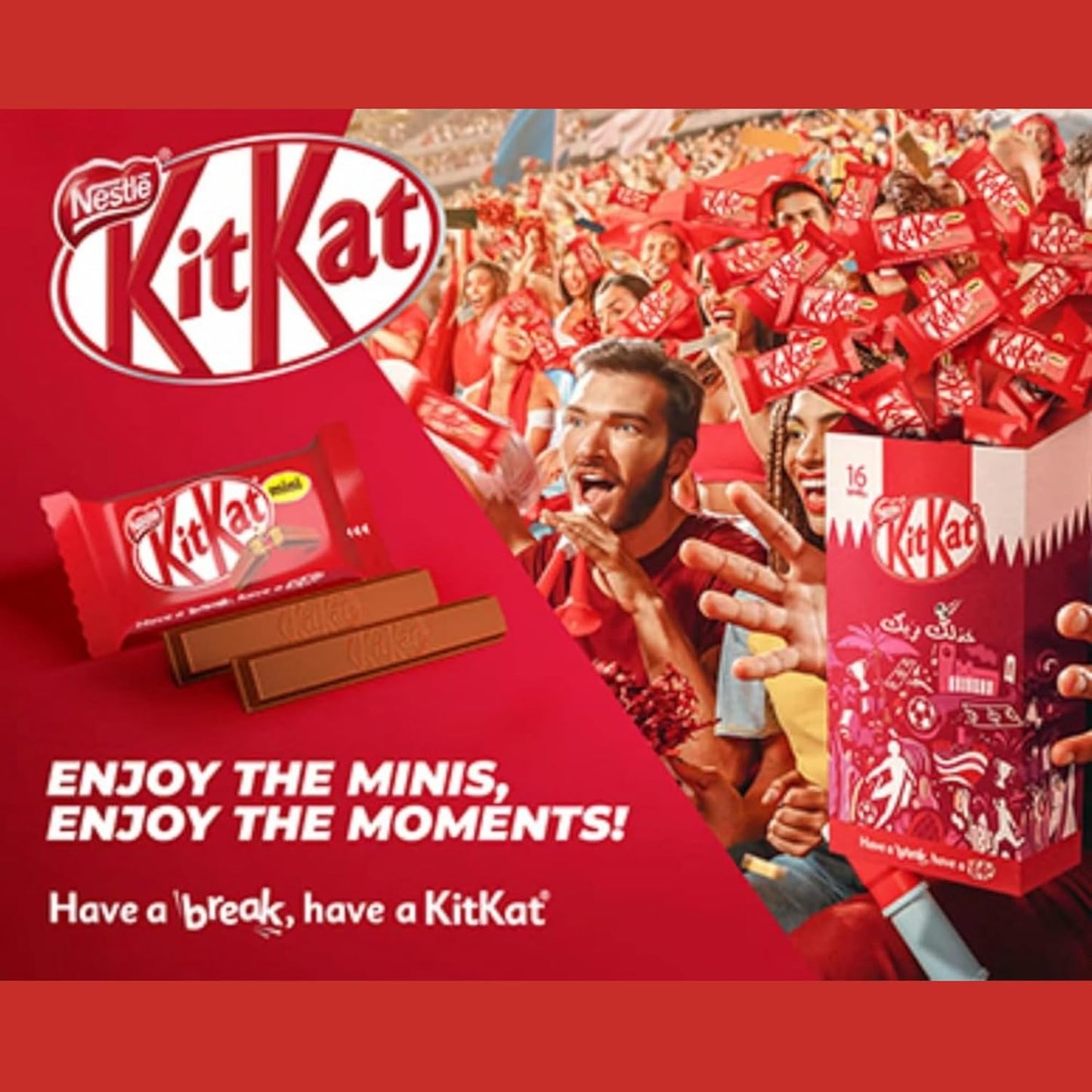 JOLAFUNBS Kit Kat sweets and chocolate hamper gift box