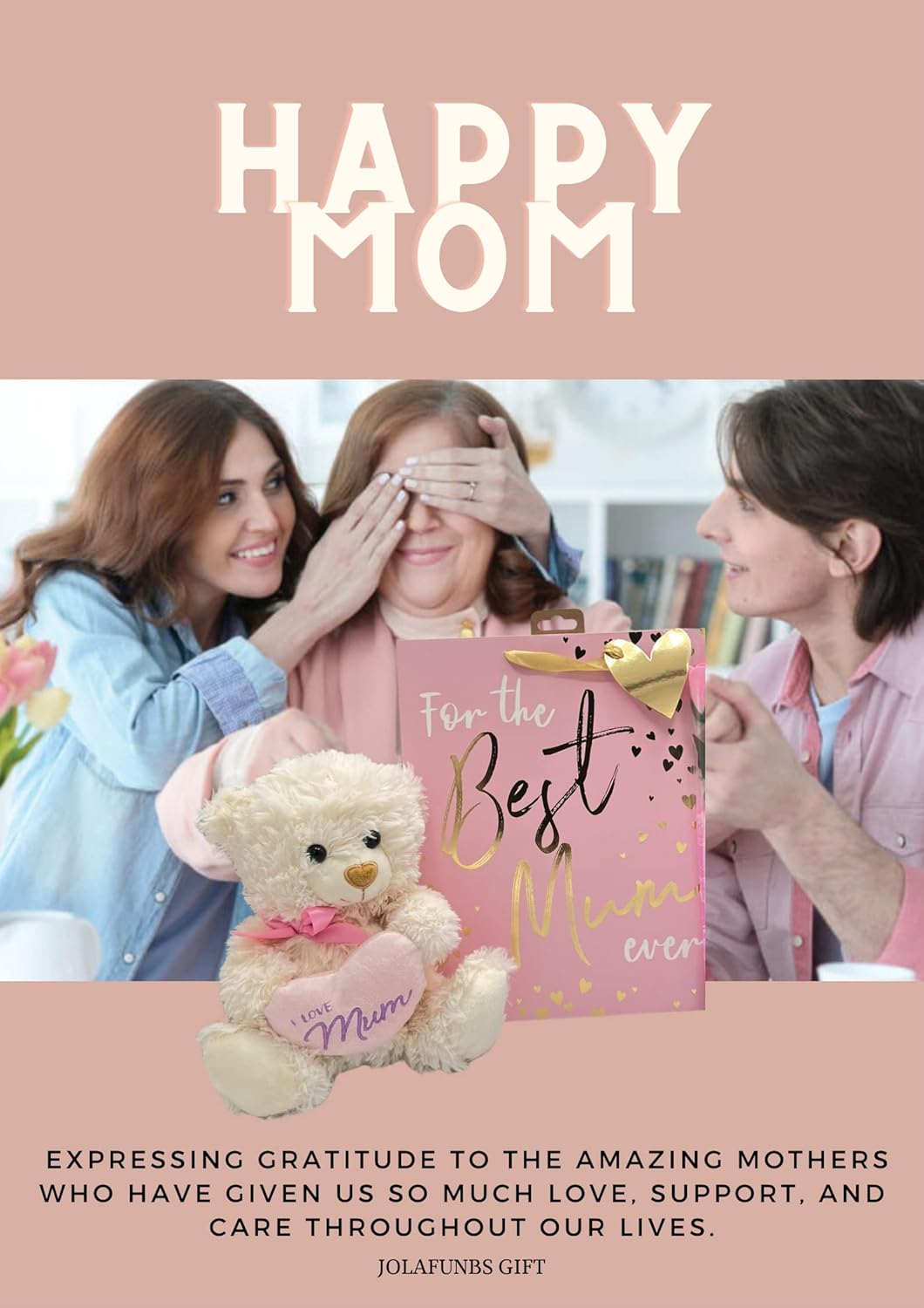 JOLAFUNBS sweets gift box for Mum – perfect for special occasions